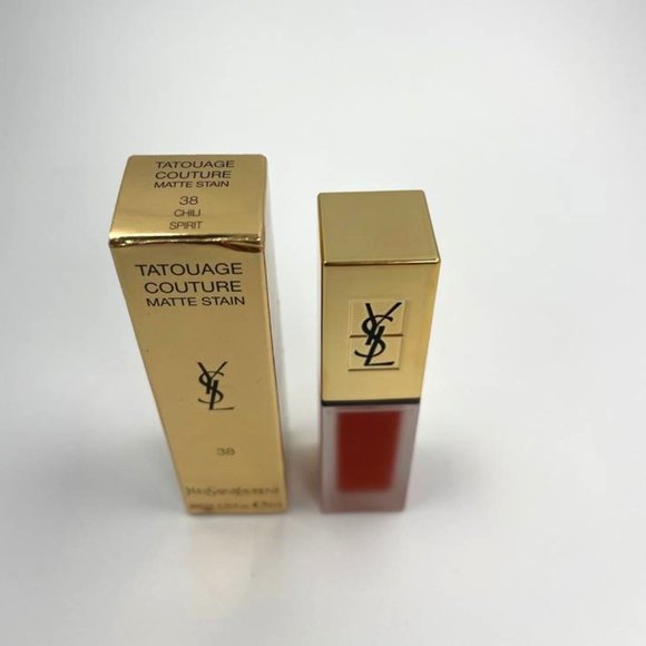 YSL Matte Stain 38 Chili Spirit BRAND NEW - Picture 2 of 4